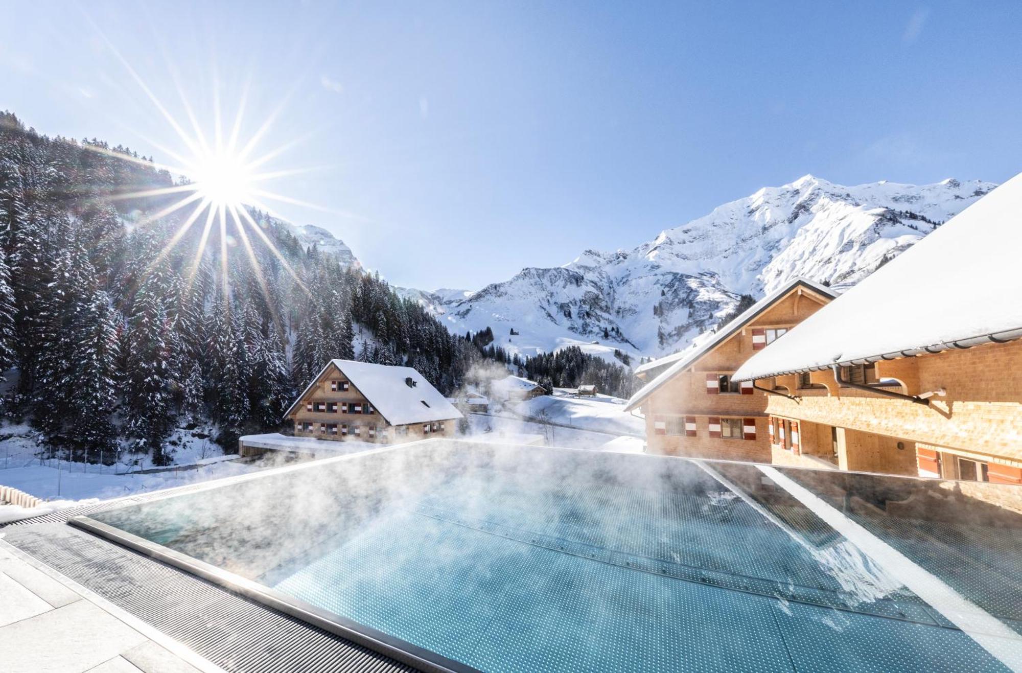 Berghaus Schroecken - Hotel Apartments Spa Екстер'єр фото