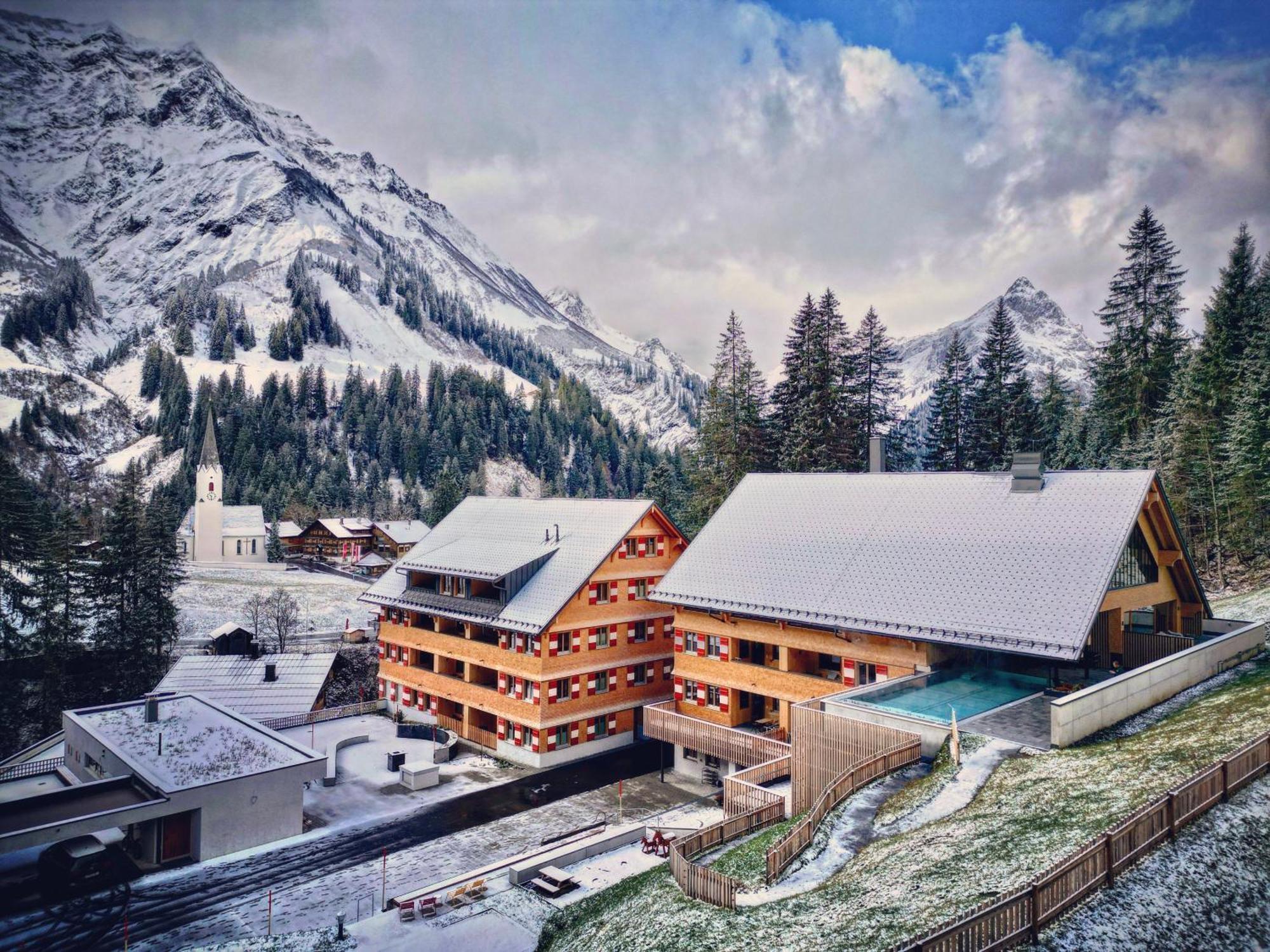 Berghaus Schroecken - Hotel Apartments Spa Екстер'єр фото