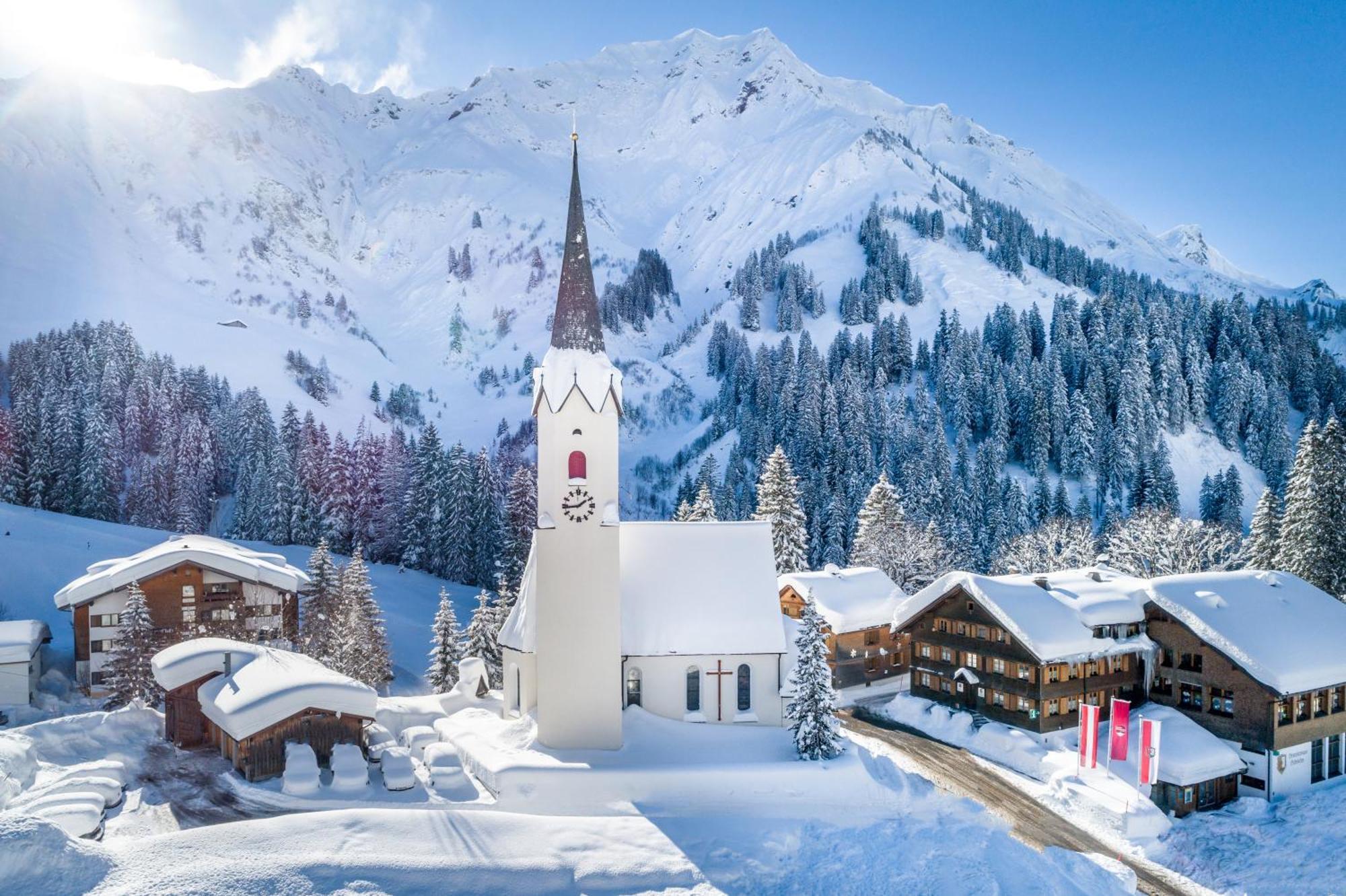 Berghaus Schroecken - Hotel Apartments Spa Екстер'єр фото