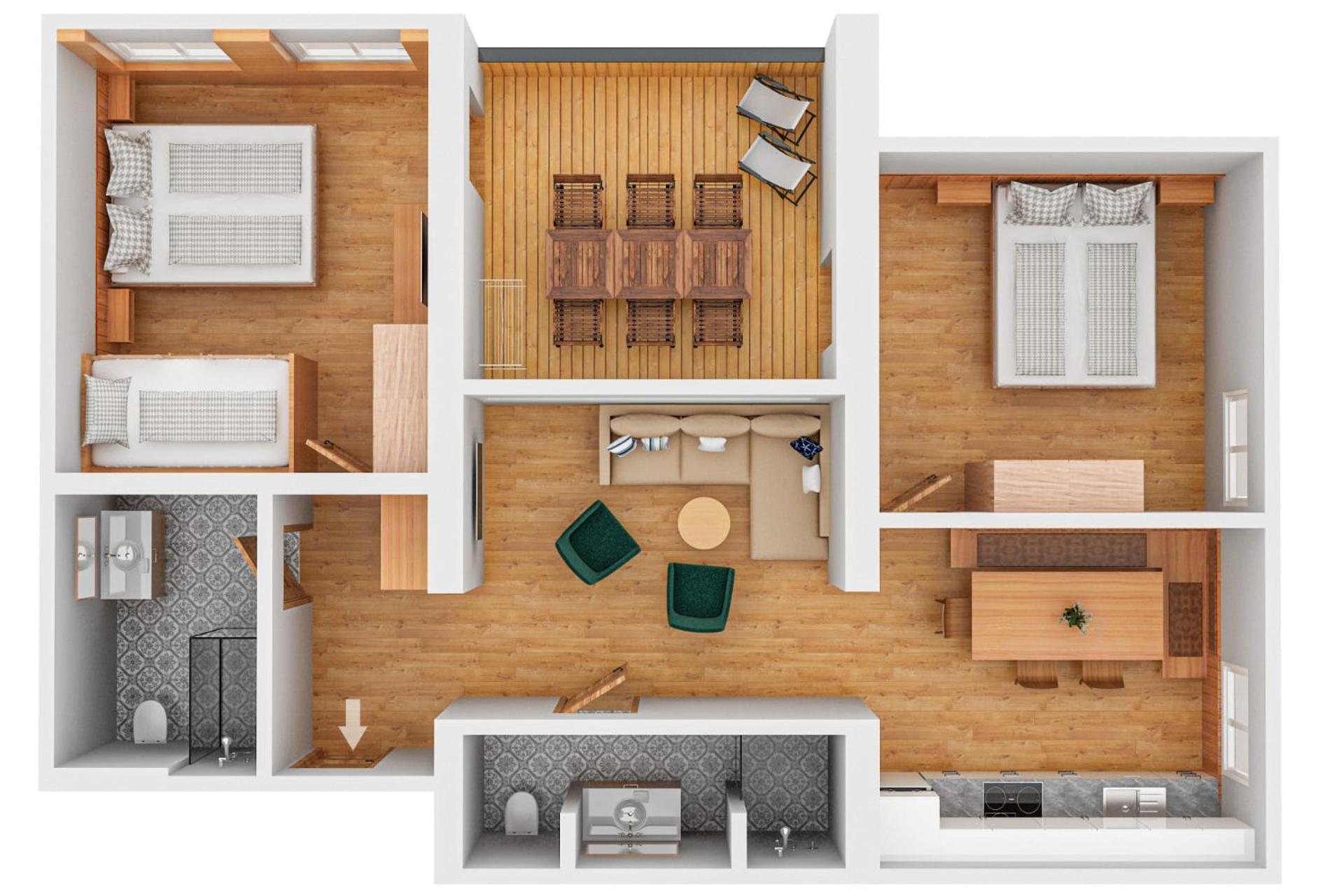 Berghaus Schroecken - Hotel Apartments Spa Екстер'єр фото