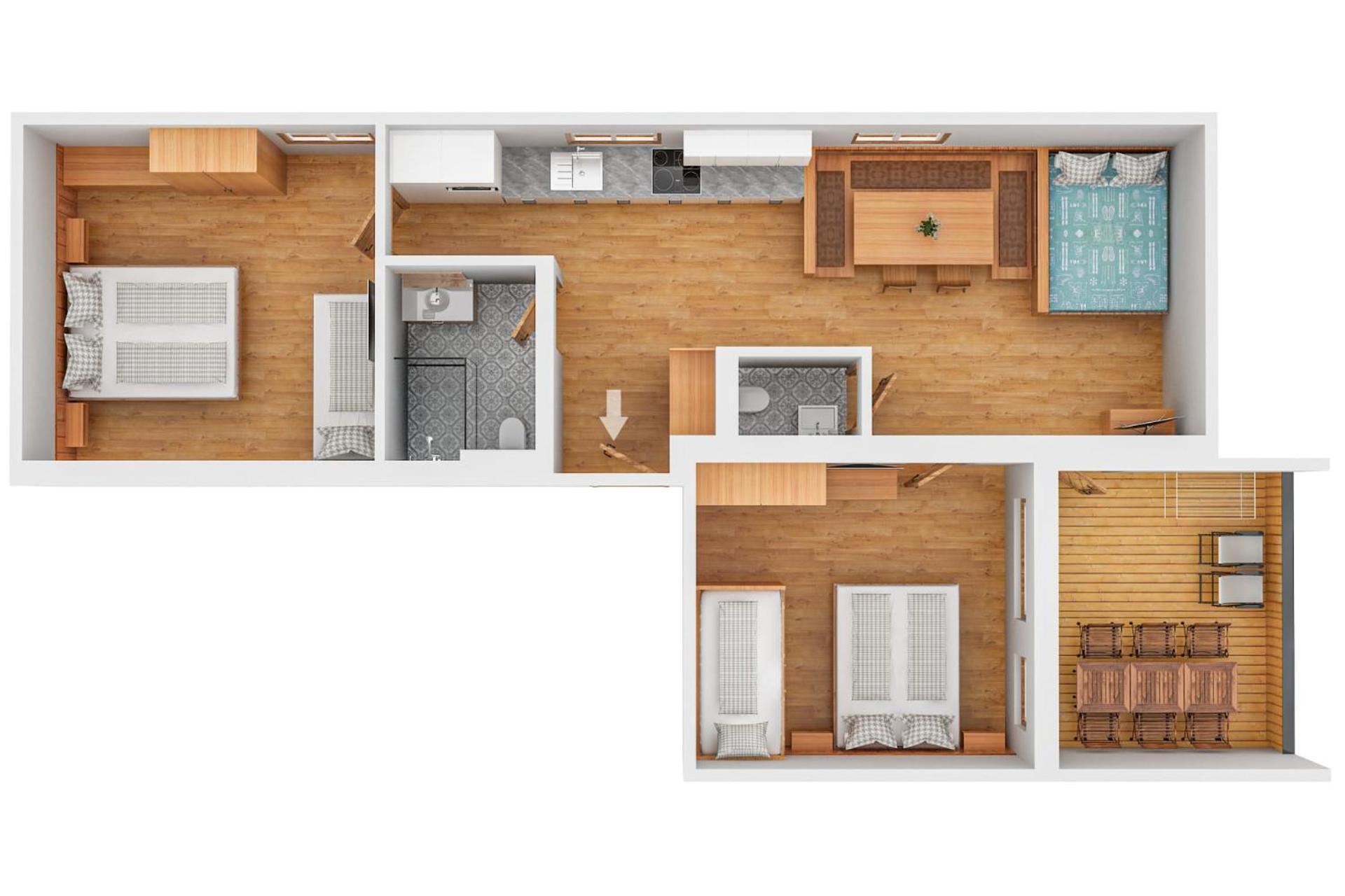 Berghaus Schroecken - Hotel Apartments Spa Екстер'єр фото